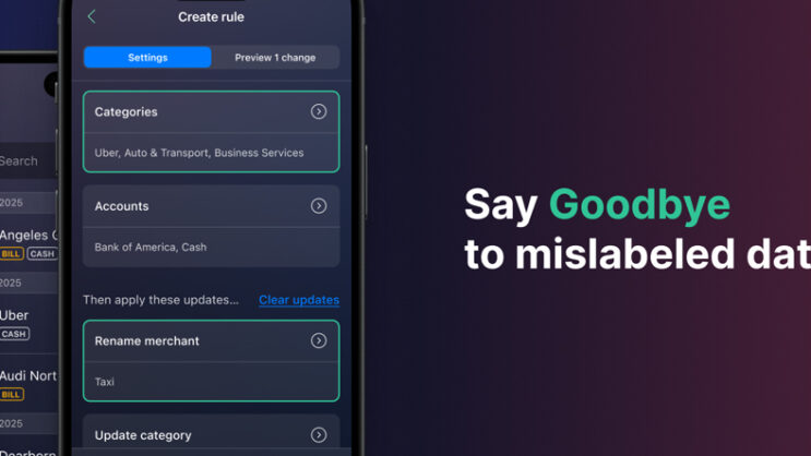 Introducing Transaction Rules: Total Control Over Your Spending Data (Mobile)